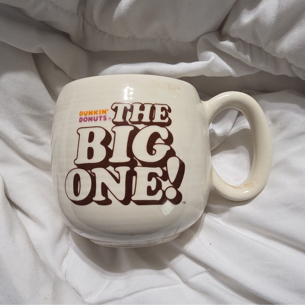 Vintage Dunkin’ Donuts 'The Big One" Mug Coffee Cup 1980s